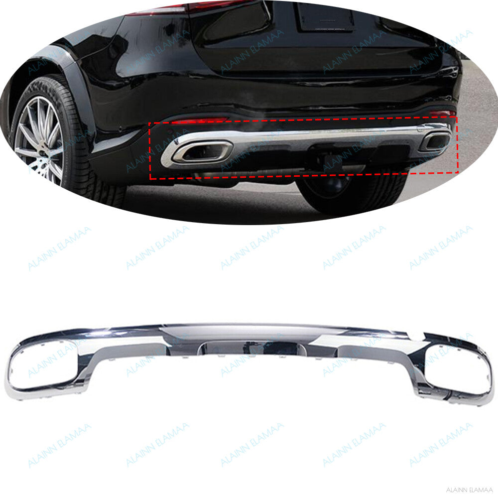 Rear Bumper Cover Molding Trim For 2020-2022 for Mercedes for Benz GLS GLS320 450 580 Q