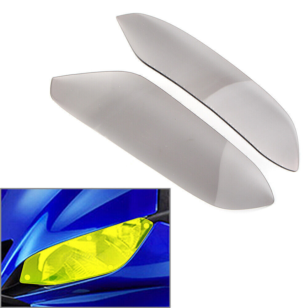 for Yamaha YZF R3 R25 18-21 Grey Front Headlight Guard Shield Screen Lens Cover