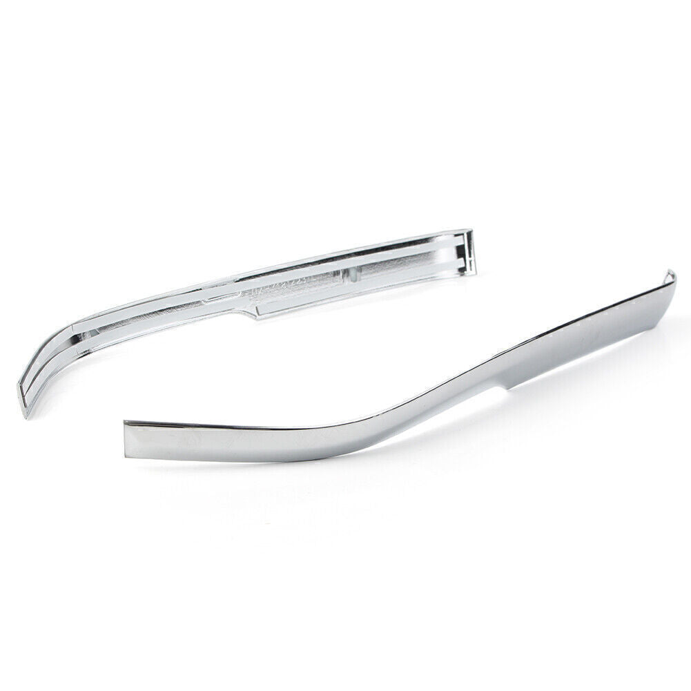 2X Chrome Rearview Door Mirror Cover Trim Strip for Volkswagen Atlas 2017-2024