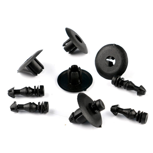 Pack of 25 Door Trim Panel Clip Push Type Retainer Black for Chrysler 300M