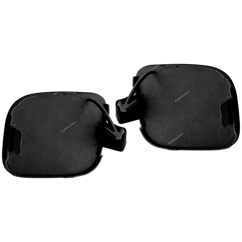 Pair Front Left + Right Bumper Tow Eye Cover Unpainted For 2010-12 for Toyota Prius Q