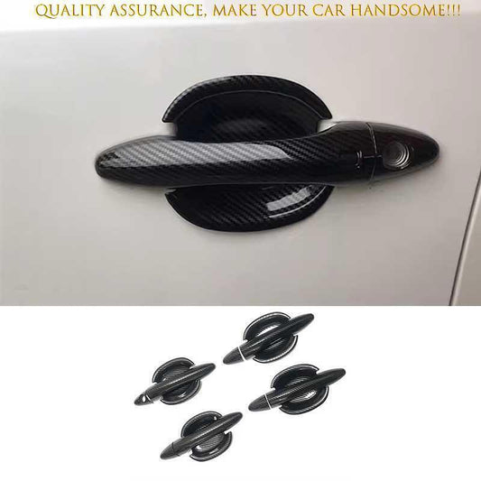 for Kia K5 Optima 11-15 Carbon Fiber Look Side Door Handle Bowl Cover Trim 12PCS