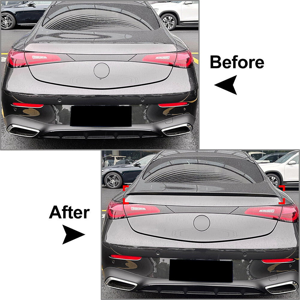 Black Rear Trunk Spoiler Wing for Mercedes-Benz CLE Coupe CLE260 300 CLE53 2024+
