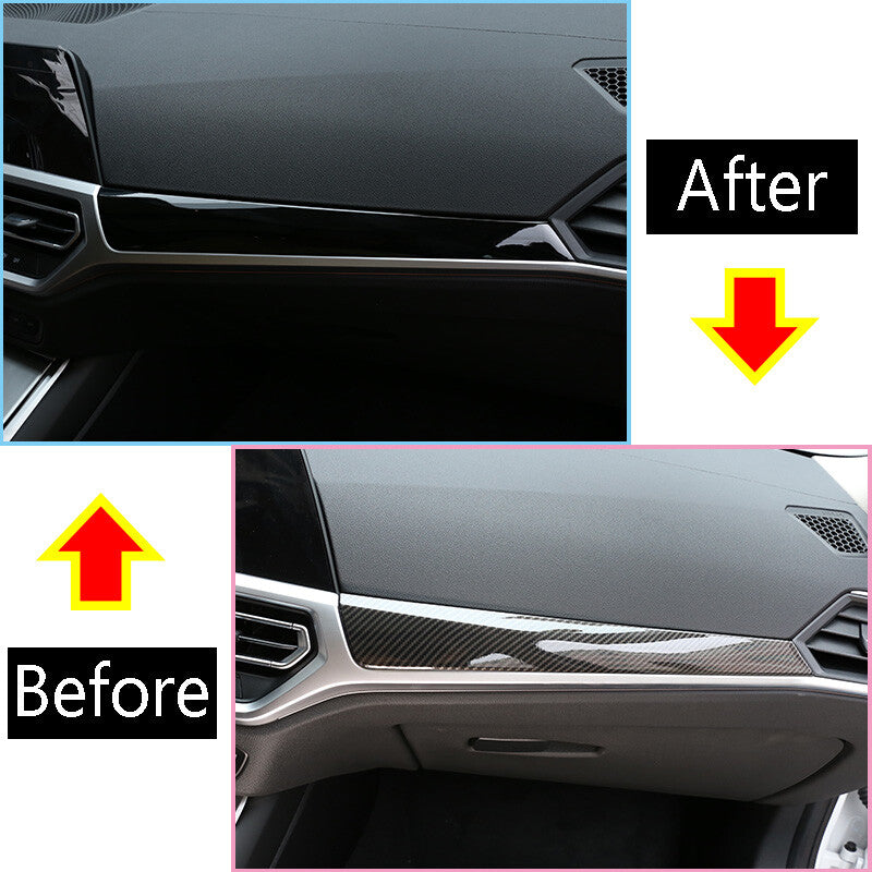 Carbon fiber frame decoration fiber optic navigation CD panel decoration suitable for Corvette C7 14-19- v
