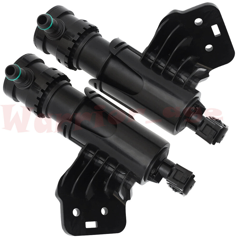 Fits for Kia Sportage 2016-2019 Right Left 2Pcs Black Headlight Washer Jet Nozzles