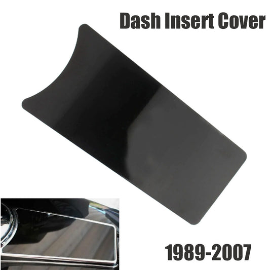 Aluminum dashboard insert cover for CNC use in for Harley Touring Road Glide 1987 - 2007, black. n