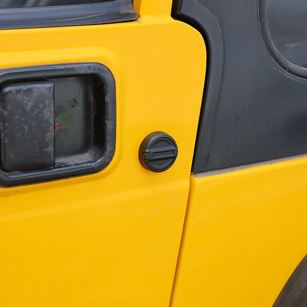 Door Keyhole Key Jack Socket Decora for Jeep for Wrangler TJ JK JL JT ABS Black