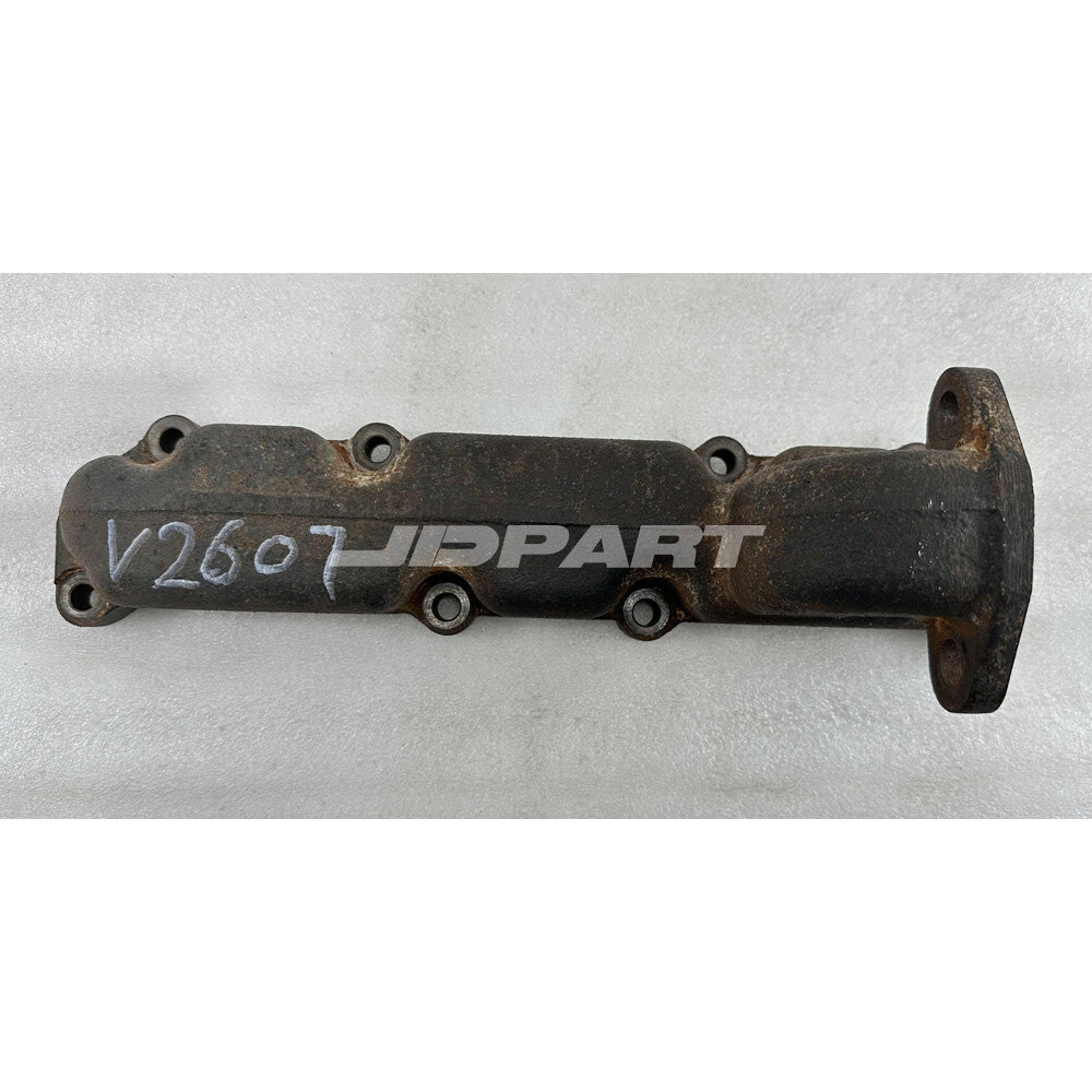 V2607 exhaust manifold is suitable for excavator engine parts.