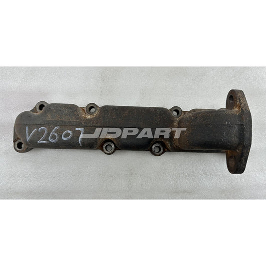 V2607 exhaust manifold is suitable for excavator engine parts.