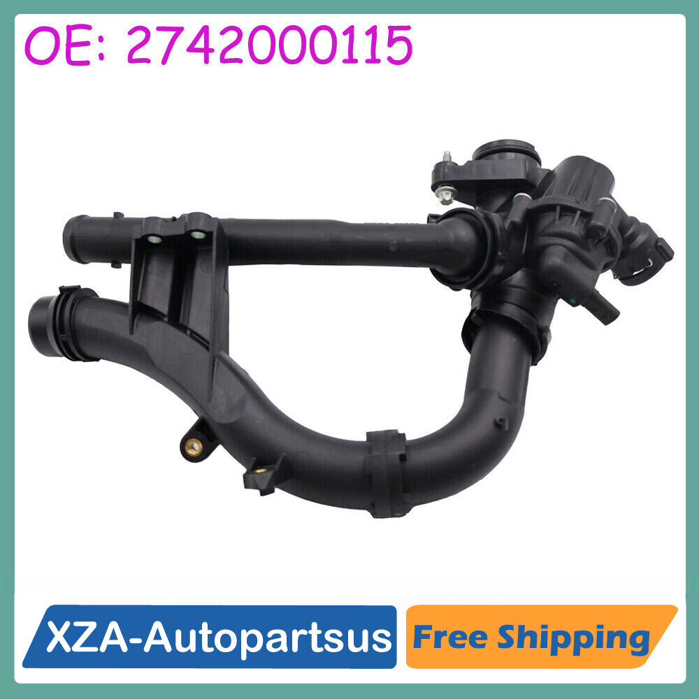 Engine Coolant Thermostat 2742000115 For 2015-19 for Mercedes-Benz C300 E300 C350e Q
