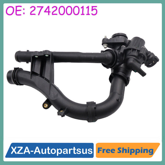 Engine Coolant Thermostat 2742000115 For 2015-19 for Mercedes-Benz C300 E300 C350e Q