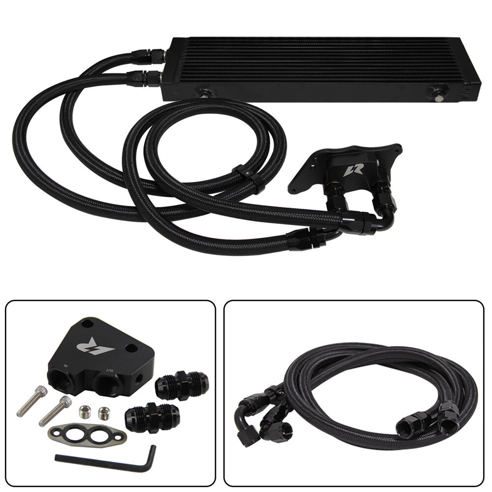 Large Dual Pass Bar  Plate Oil Cooler Kit for BMW for Mini Cooper S R56 1.6L 06-12