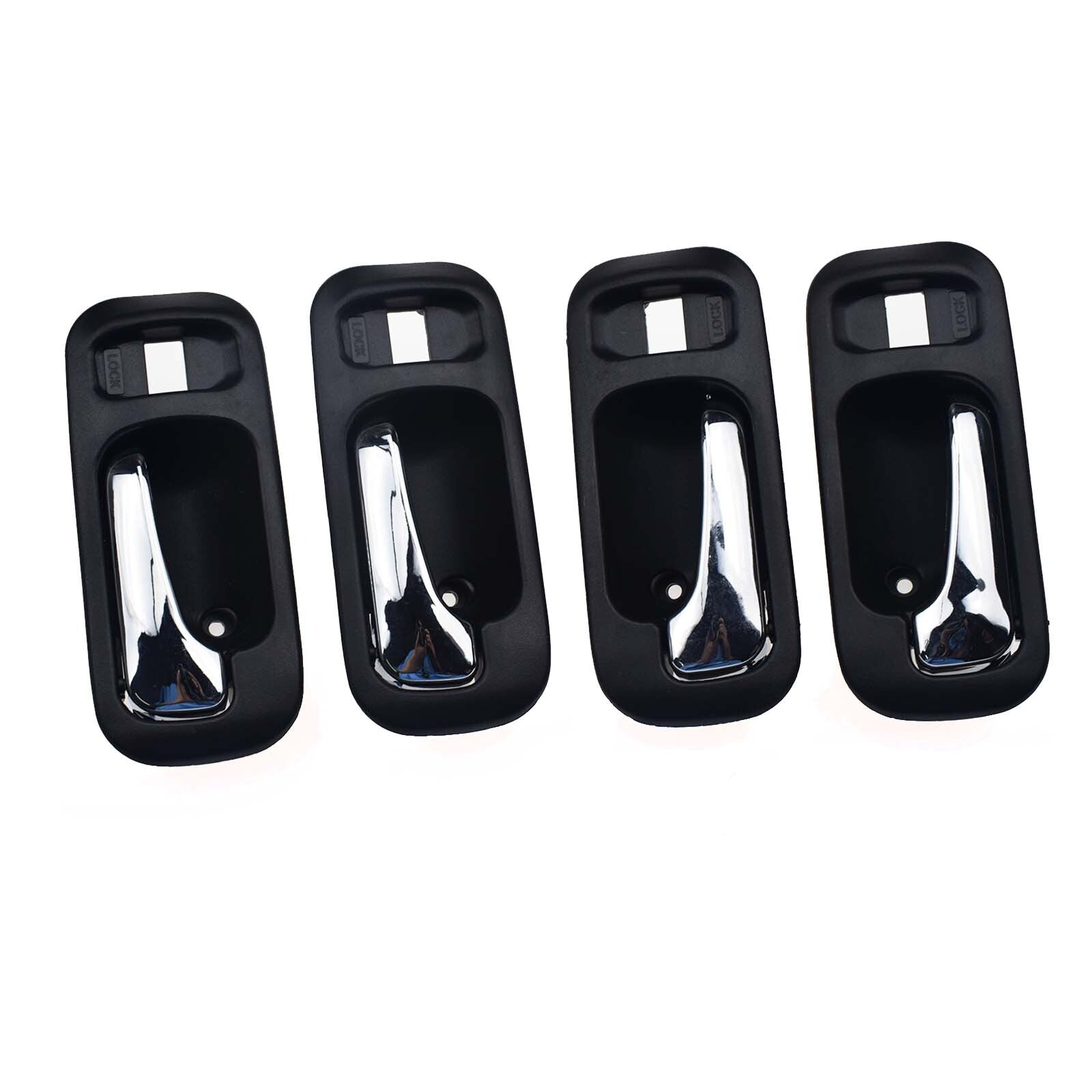 4 PCS Interior Door Handle Front Rear LH RH 72124S10A11ZA For 1997-01 for Honda CR-V