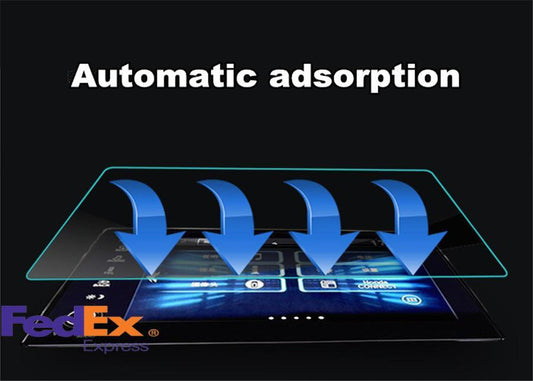9H Tempered Glass Screen Protector Film car stickers For 9Inch Car Radio DVD GPS