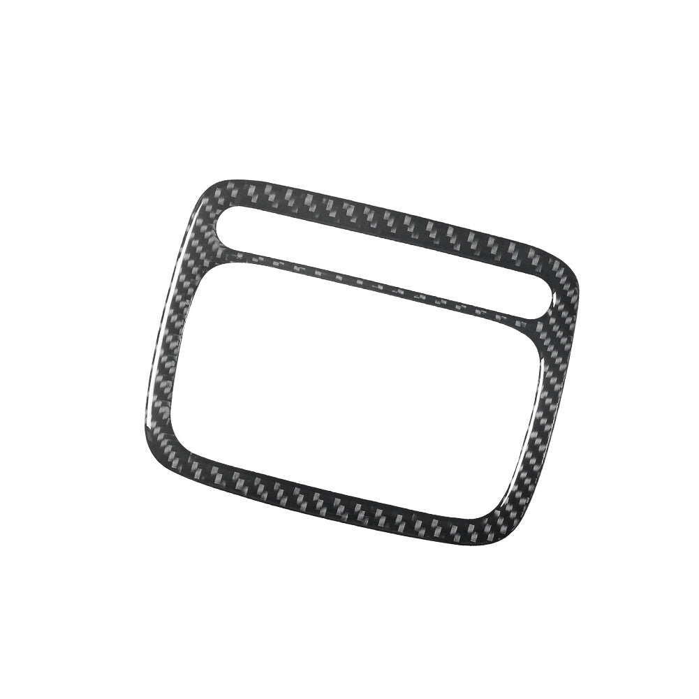 for Mercedes R-Class 2009-2012 CD Player Diaplay Trim Decor Cover Carbon Fiber v