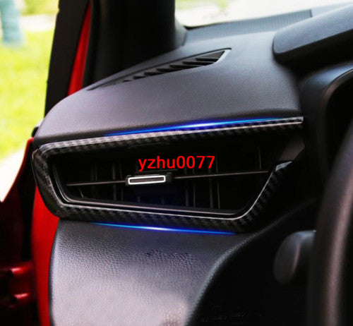 2P For Rogue 2014-2020 Carbon Fiber Look Side RearView Mirror Cover Trim v