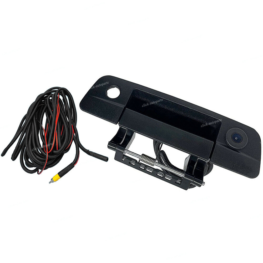 BLACK Tailgate Handle w/Wire  Backup Camera for Dodge for Ram 1500 2500 3500 09-21 Q