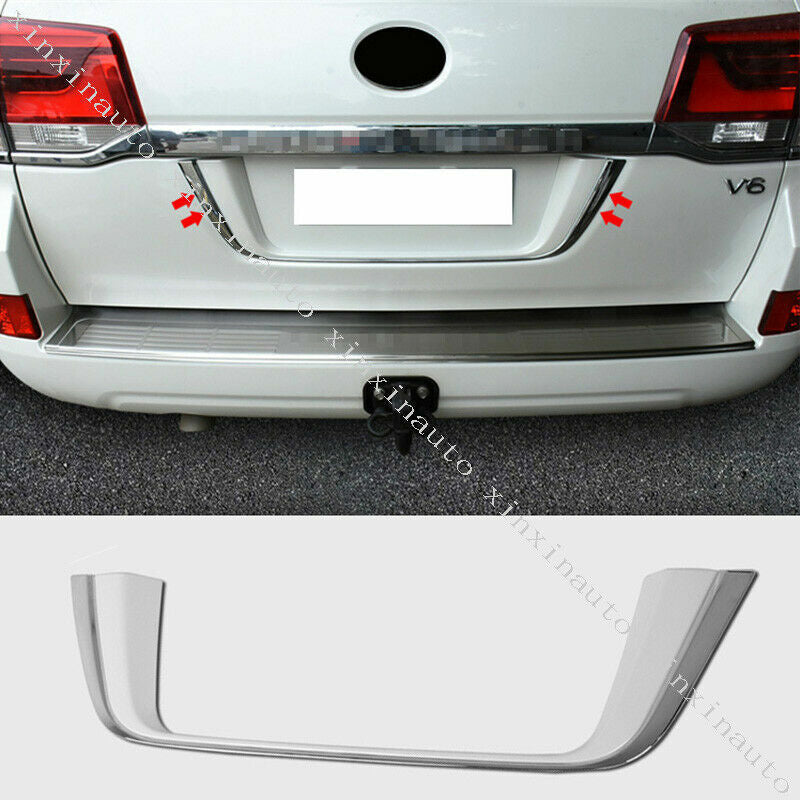 Rear License Plate Molding Cover Frame Trim for Toyota for Land Cruiser LC200 08-21