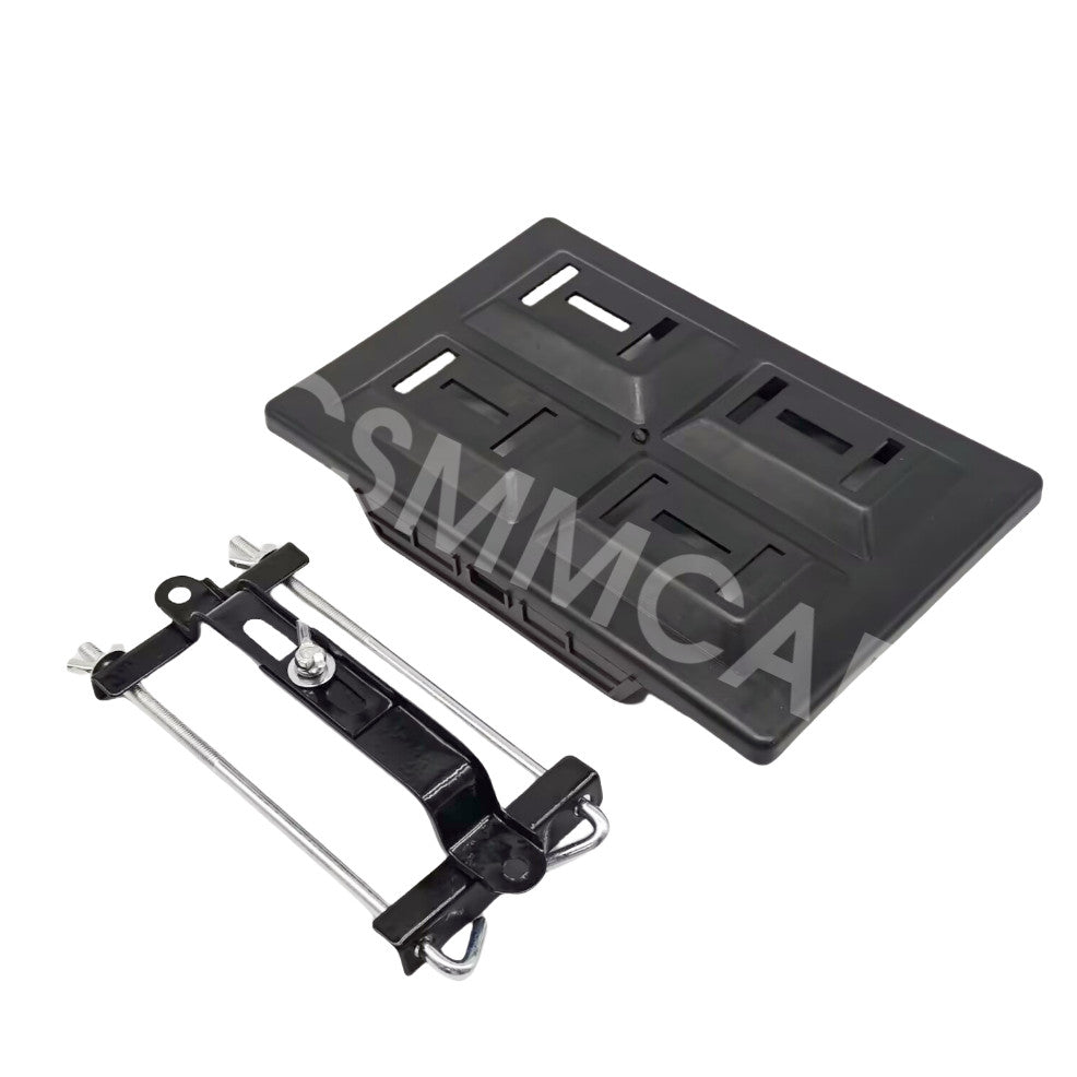 Car Battery Relocation Tray Battery Bracket Set Box Hold Down Clamp Mount 28cm Q