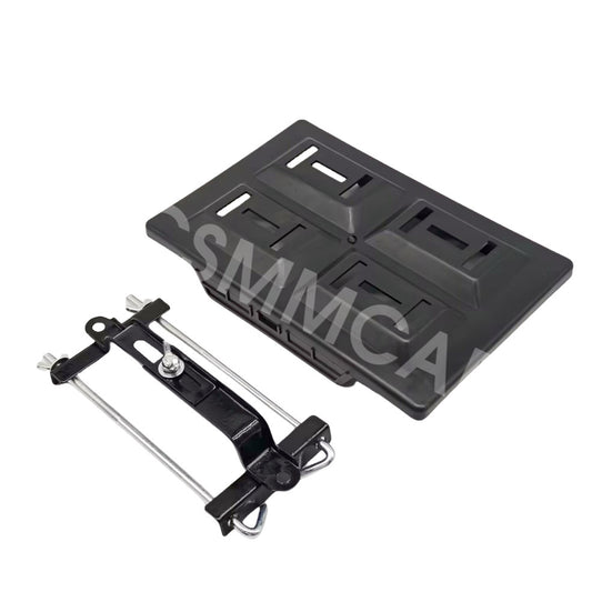 Car Battery Relocation Tray Battery Bracket Set Box Hold Down Clamp Mount 28cm Q