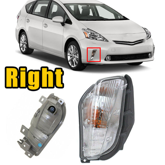 1Pcs Front Bumper turn Signal Light Right for Toyota Prius V 2012 2013 2014