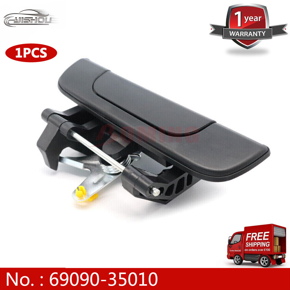 69090 - 35010 Suitable for Toyota Tacoma pickup truck, black, rear tailgate handle.