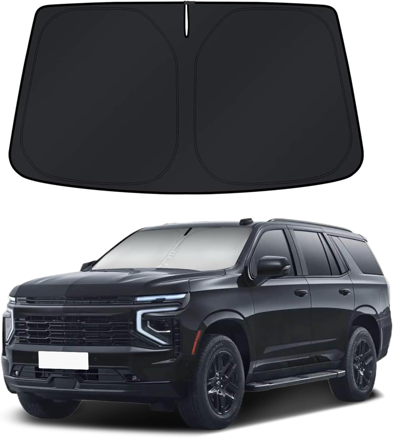 For 2021-2025 for Chevy Tahoe Car Front Windshield Sun Shade Reflective UVs Cover
