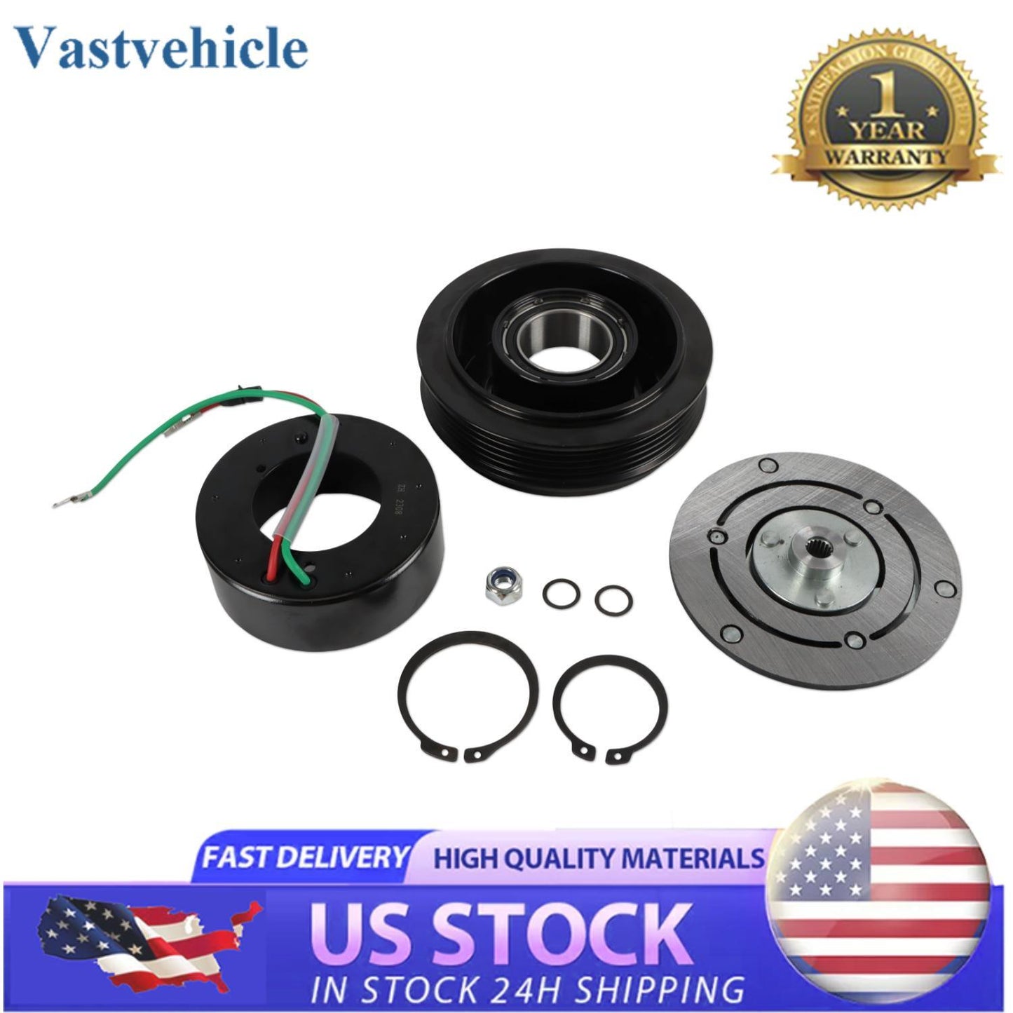 1pc AC Compressor Clutch For 2007-2008 for Honda Fit 1.5L 1809