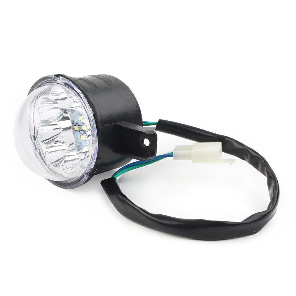 LED Headlight ATV Quad 110CC 125CC 150cc Taotao Coolster Peace Utility 3 wire