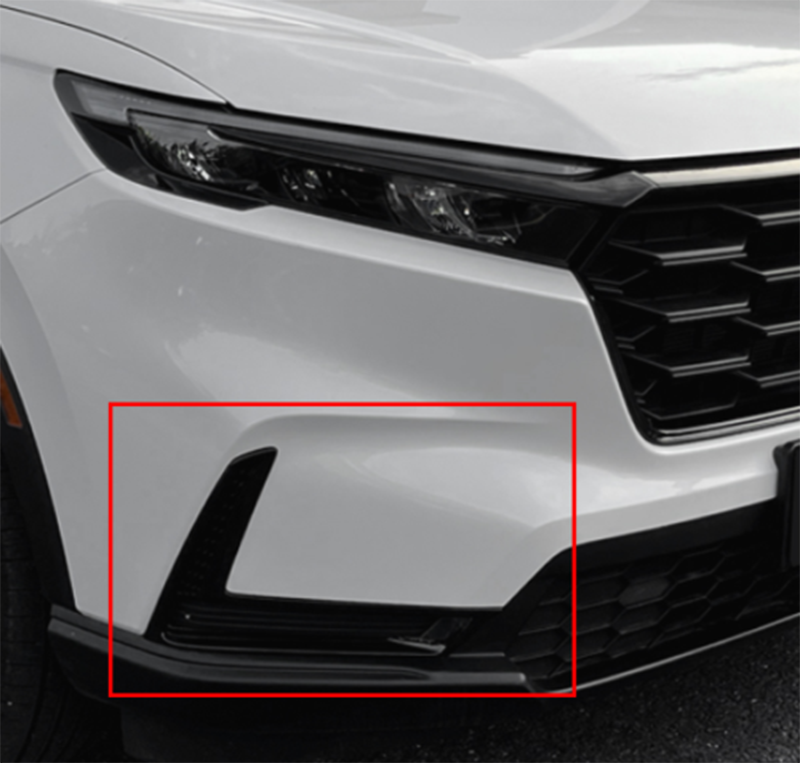 for Honda CRV CR-V 2023-2024 Black Front Fog Light Fog Lamp Eyebrow Cover Trims