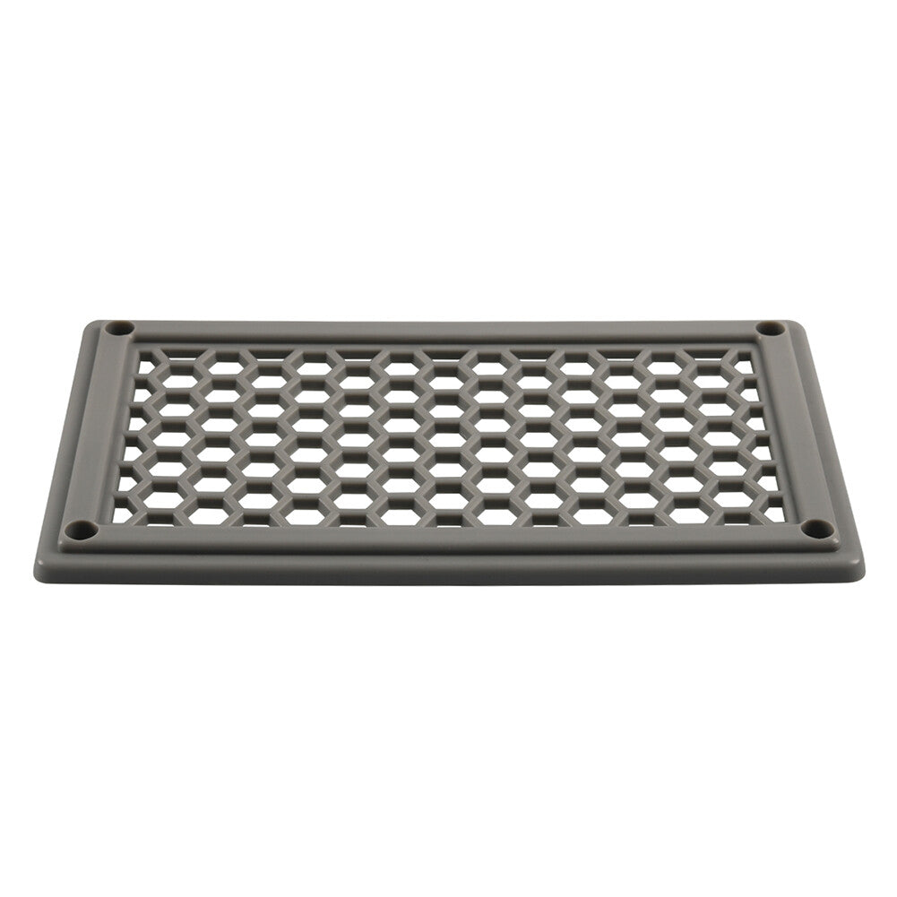 Gray Hexagonal Pattern Air Inlet Panel Vent Panel For RV Bus
