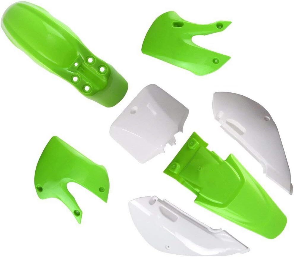 ABS Plastic Fender Fairing Body Work Kit Set DRZ KLX110 KX-65 Dirt Pit Bike
