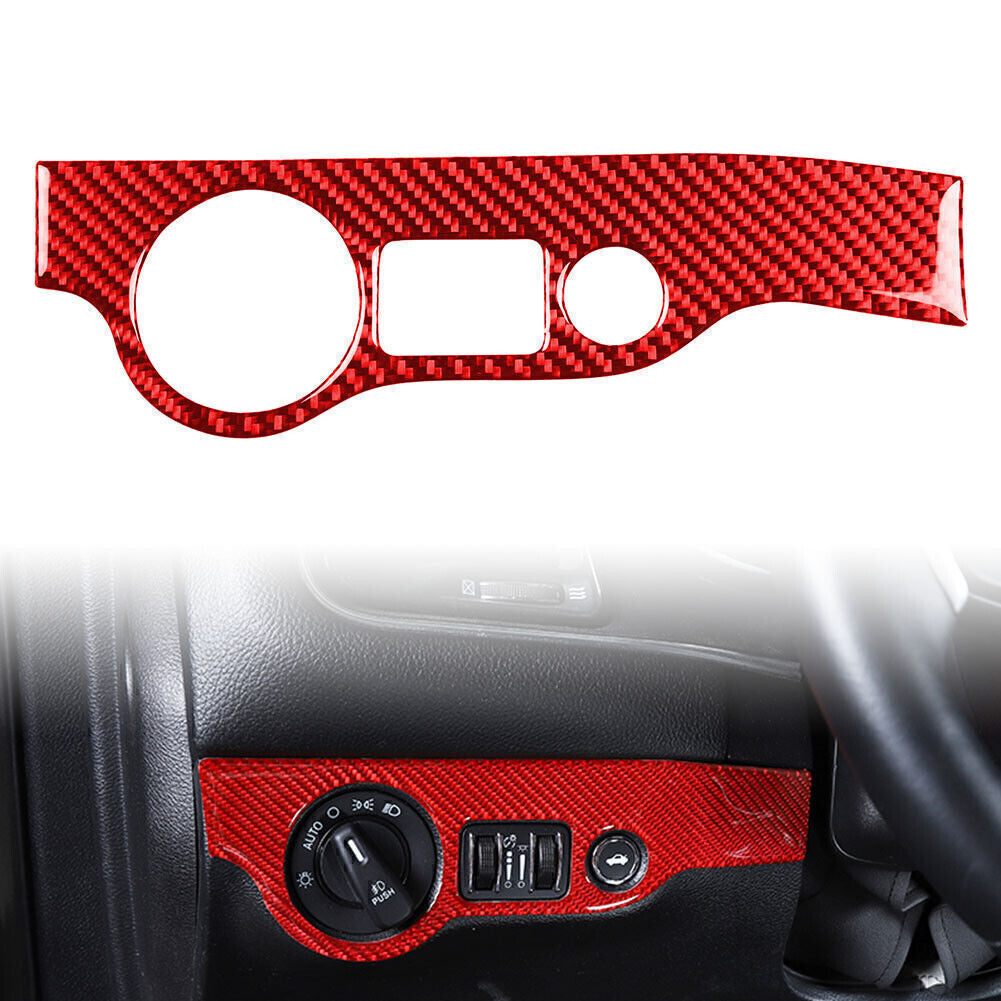 Headlight Switch Panel Cover Trim for Dodge for Challenger 15-22 for Dodge Charger 10-22