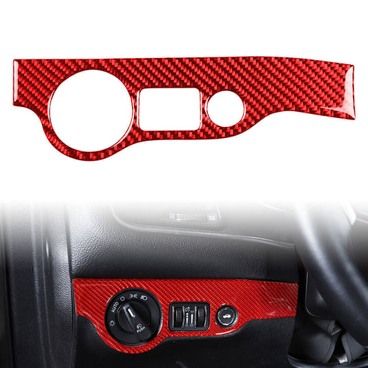 Headlight Switch Panel Cover Trim for Dodge for Challenger 15-22 for Dodge Charger 10-22