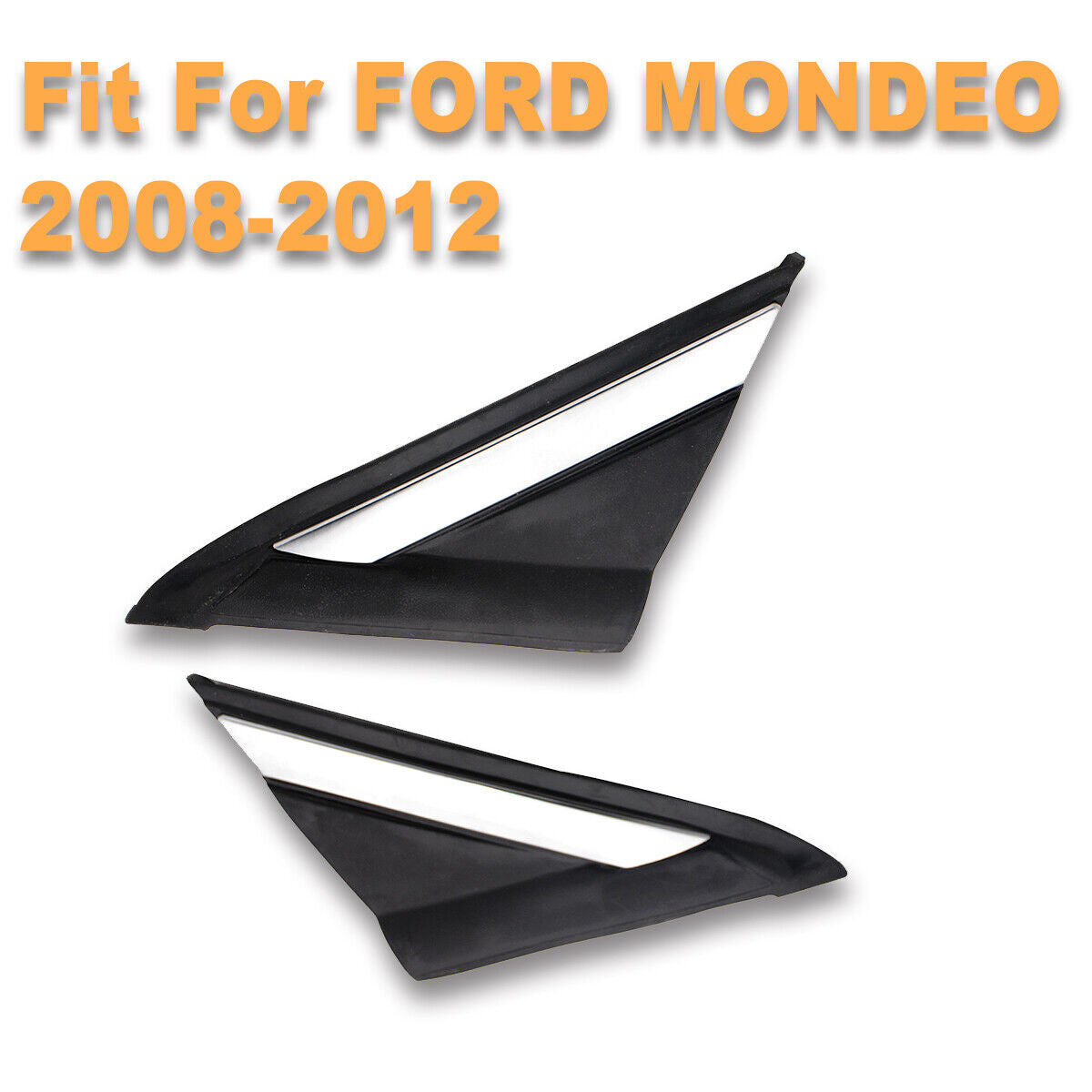 Front Pair Fender Pillar Trim Mirror Corner Molding  for ford  Mondeo 2008-2012