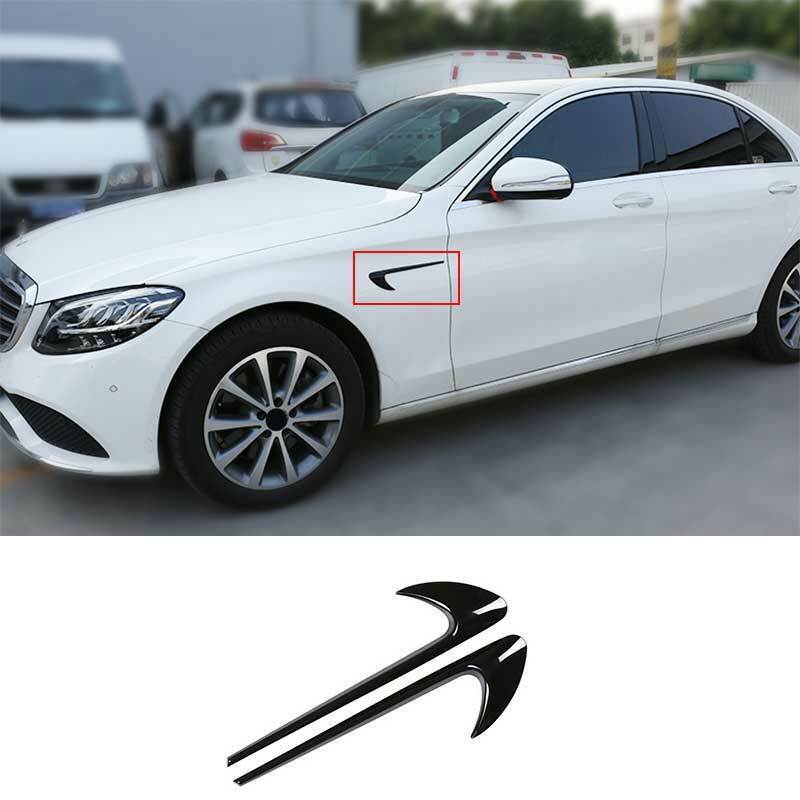 for Benz 2020-2022 GLE GLS Gloss Black Rear View Side Mirror Cover Cap Deco Trim v
