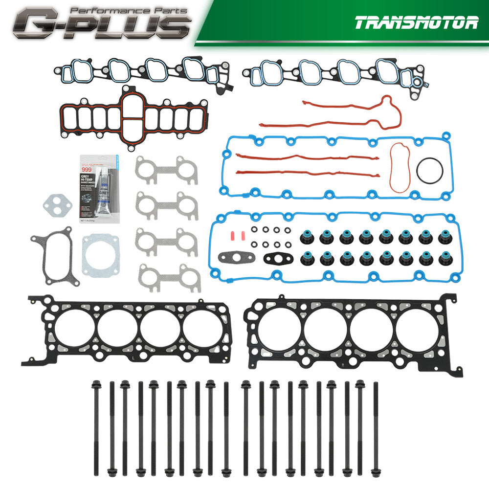 Fits 2000 - 2004 for F150 F350 Expedition Excursion E150 54L Head Gasket Kit - v
