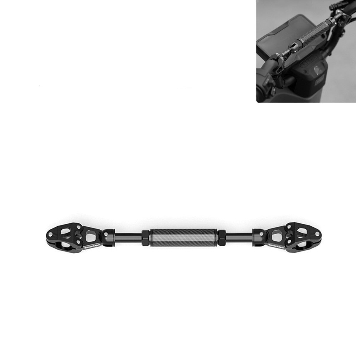 7/8 22mm Motorcycle Handlebar Cross Bar Balance Adjustable Aluminum ATV Bike Q