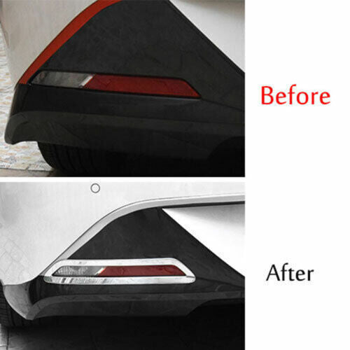 for Hyundai Sonata 2020-2023 Chrome Car Rear Fog Light Frame Cover Trims Decorat