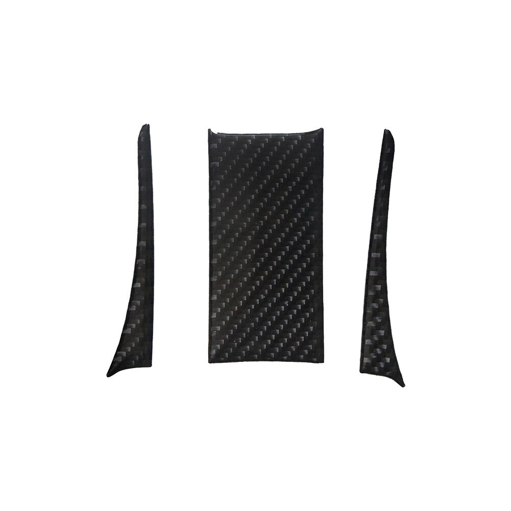 3Pcs Carbon Fiber Transmission Accent Cover Trim for BMW Z4 E85 2003-08