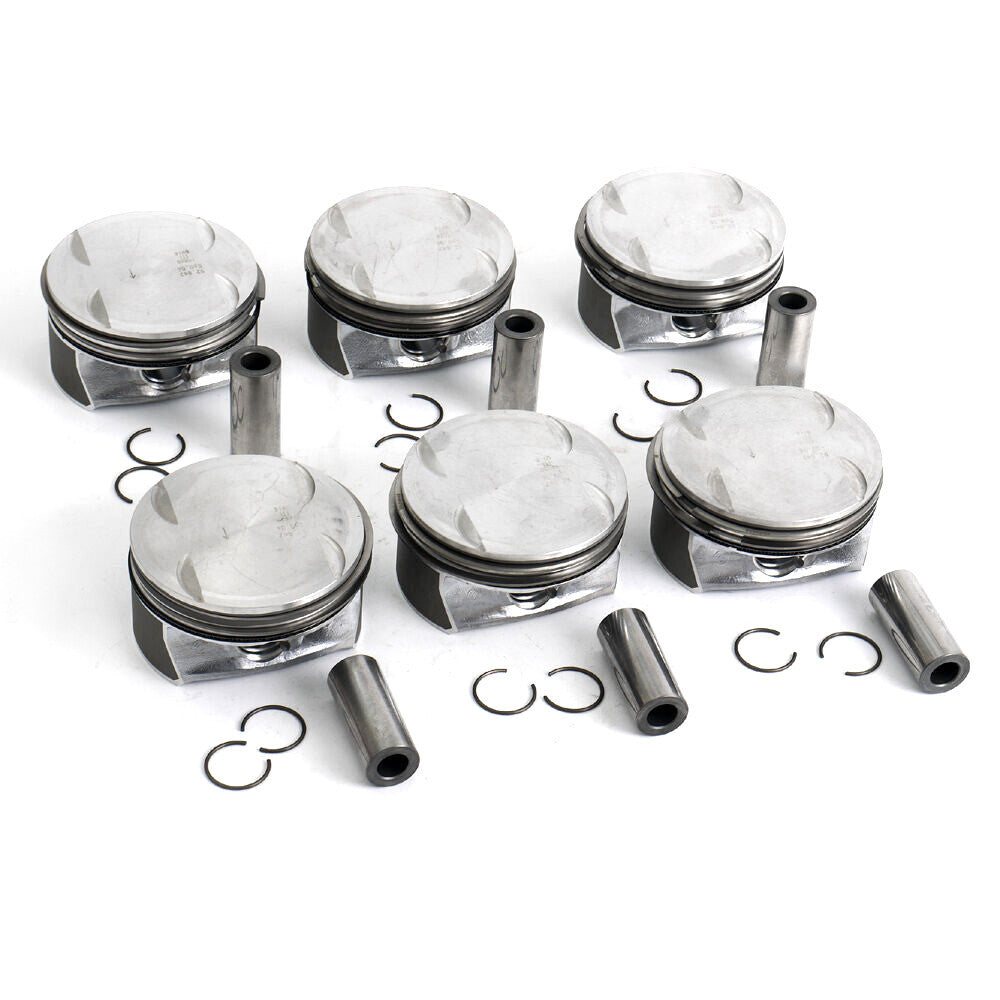 6Pcs Pistons  Rings Set STD for Mercedes-Benz CLK350 CLS350 C350 E350 M272 3.5L