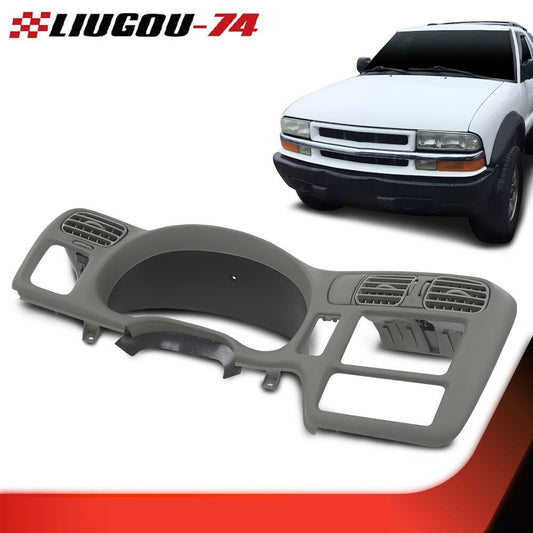 Fits 98-04 S10 Blazer Jimmy Sonoma Cluster Dash Radio Bezel Double - v