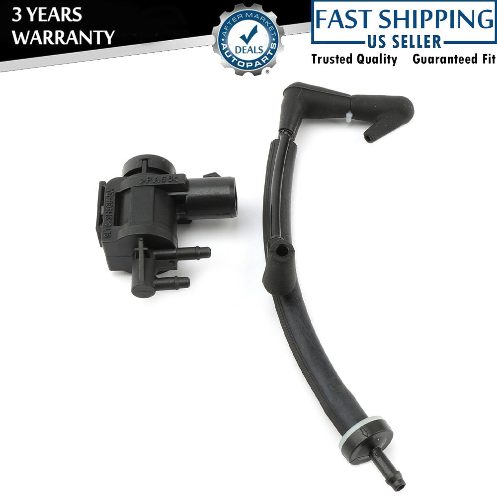 Car wheel hub lock vacuum hose check valve + solenoid valve suitable for 2015-2020  for ford  F150 Q