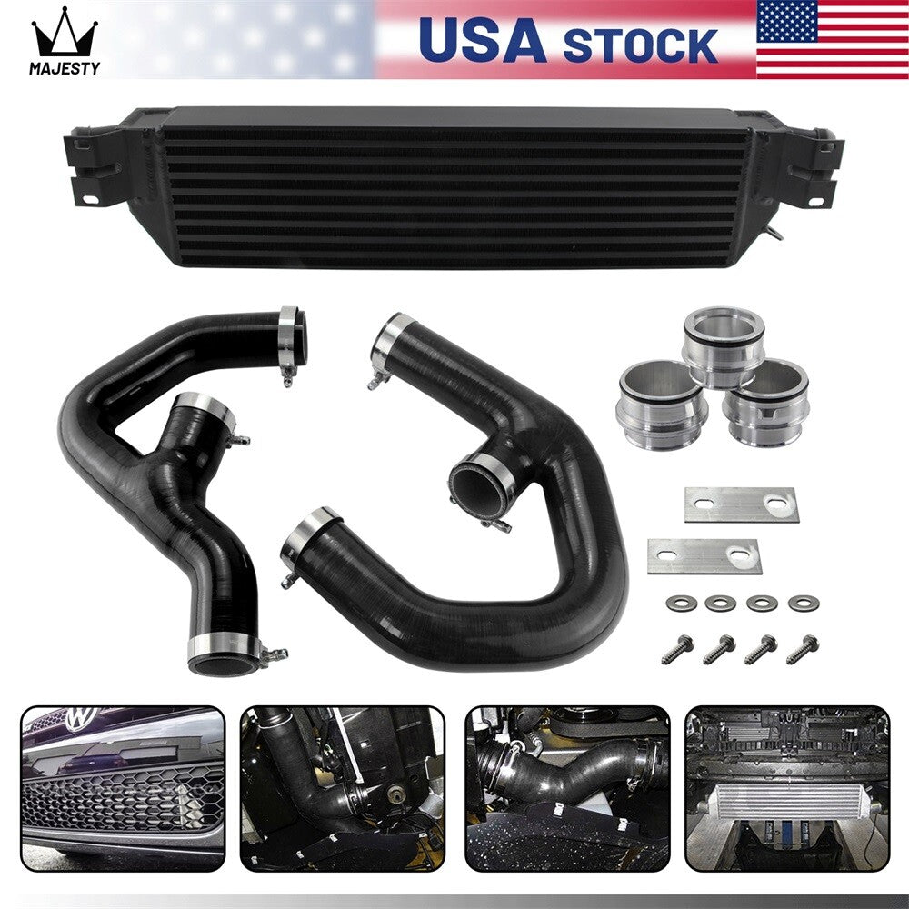 Turbo Intercooler Kit for Audi A3 for VW for Golf MK5 MK6 GTI FSI for Jetta 2.0T 06-10 Black