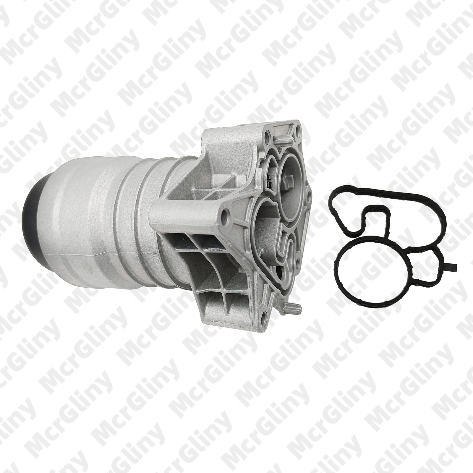 Engine oil filter housing, aluminum 06M115401E, suitable for Audi Q7, Q8, S6, and Touraeg DCBE. n