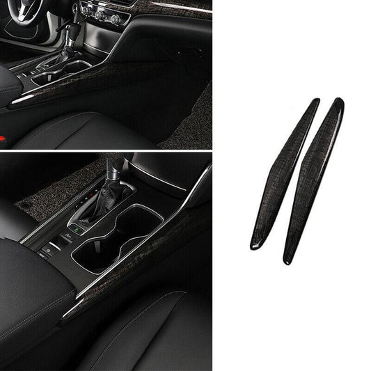 Fit for Honda Accord 2018-2020 Gear Shift Both Side Cover Trim Sandal Wood Grain