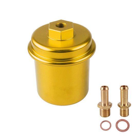 Car High Flow Fuel Filter Washable for Honda for Civic for Acura Integra 1.5-1.8L Gold