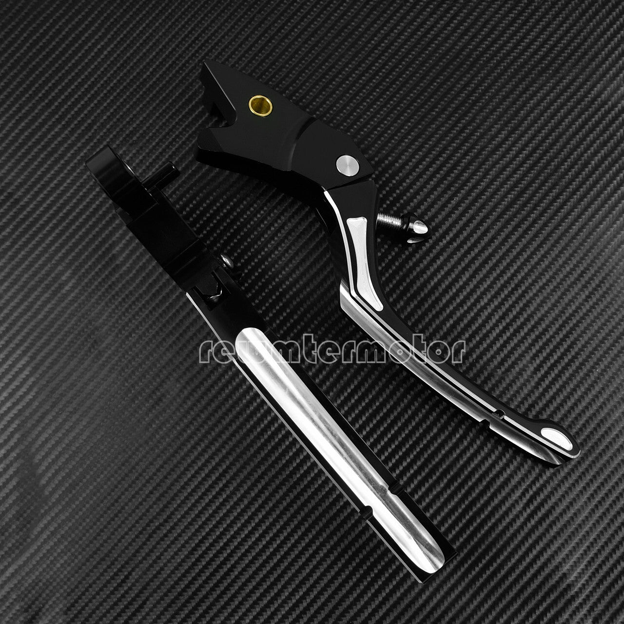 CNC Black & Chrome Brake Clutch Lever Fit For Indian Scout Model 2013-2014 2017 Q