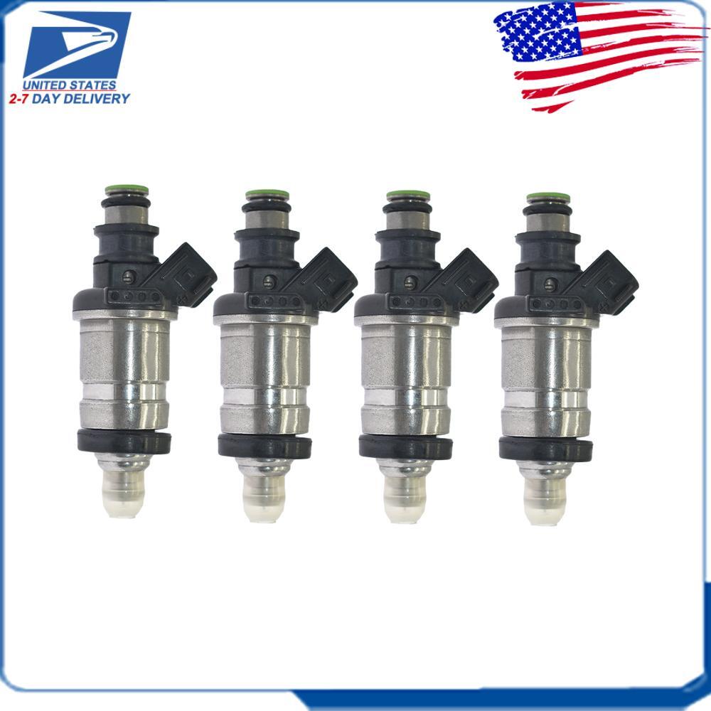 Set of 4 Fuel Injectors Nozzle for 1996-2000 for Honda for Civic 1.6L 06164-P2A-000 US
