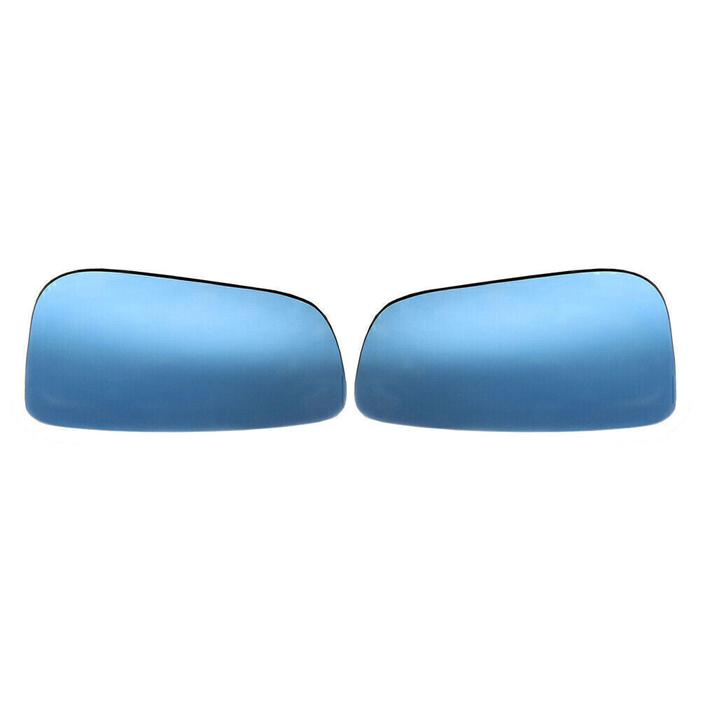 2x Fit for BMW 5Series G30 G31 2016+ Car Wing Mirror Glass Aspherical Blue Heated